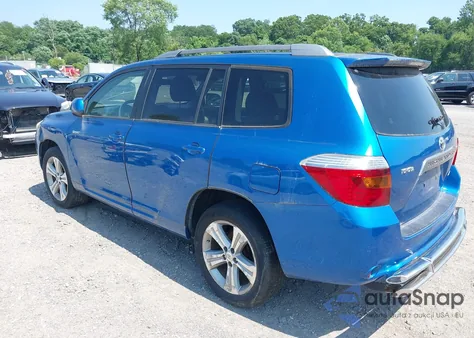 2008 Toyota Highlander Sport z USA, uszkodzony, nr VIN JTEES43A882042634